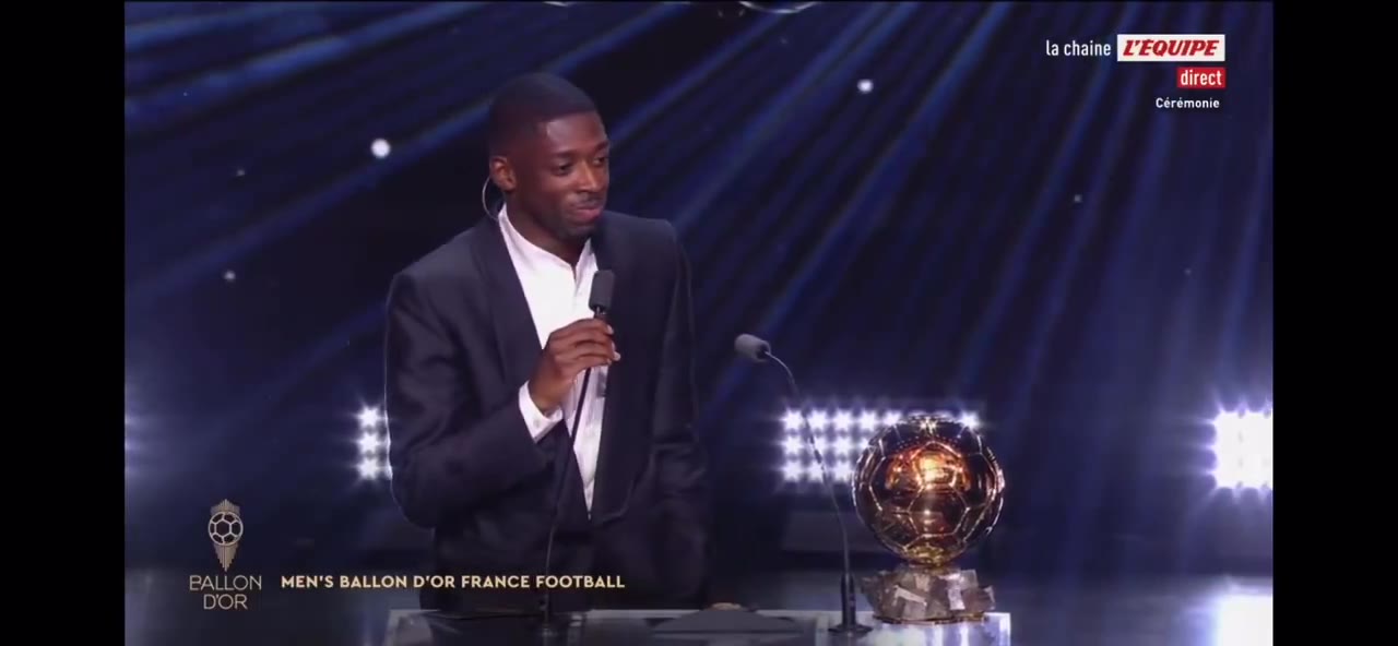 Ballon d’or 2025: Ousmane Dembelé won Ballon d’or 2025