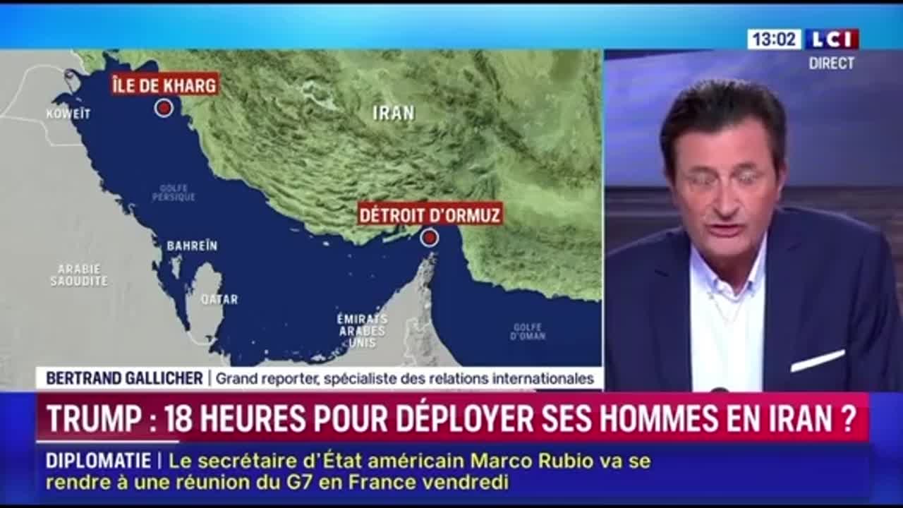 Trump: 18 heures pour déployer ses Hommes en Iran?