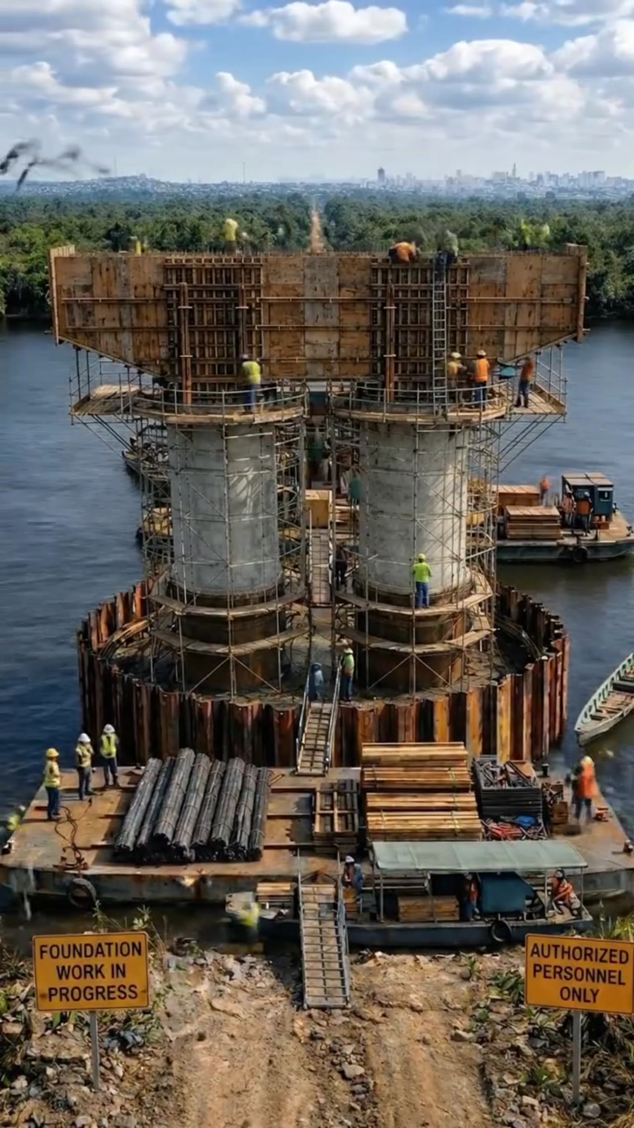 Bridge Building process | Very impressive